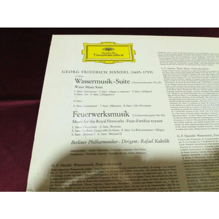 HANDEL WASSERMUSIK SUITE FEUER