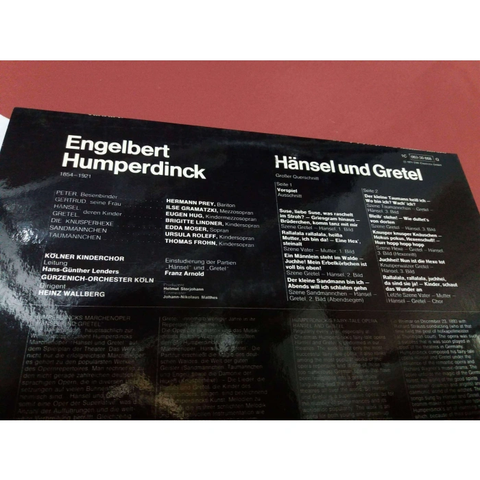 HANSEL GRETEL ENGELBERT HUMPERDINCK