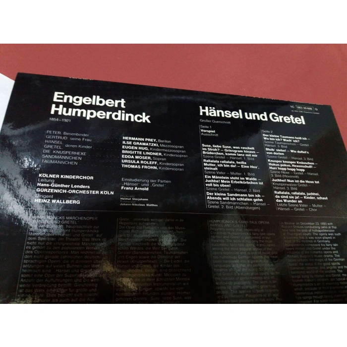 HANSEL GRETEL ENGELBERT HUMPERDINCK