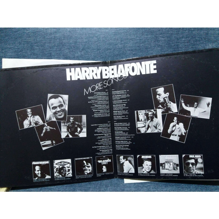 HARRY BELAFONTE MORE SONGS   2 LP