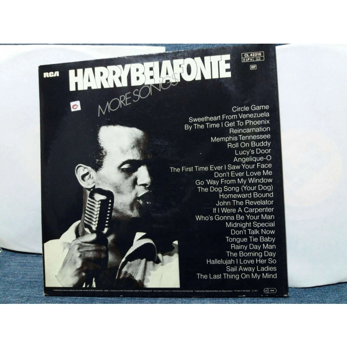 HARRY BELAFONTE MORE SONGS   2 LP