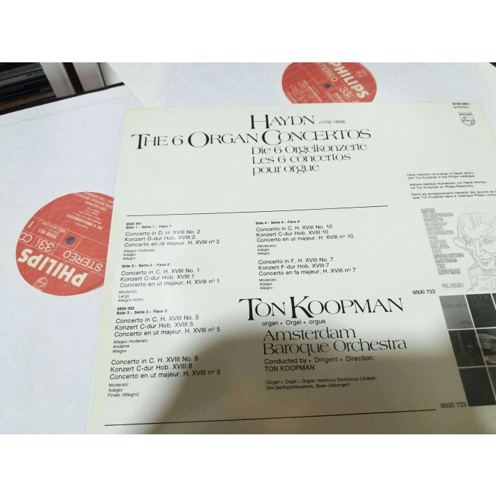 HAYDN THE 6 ORGAN CONCERTOS    2 LP