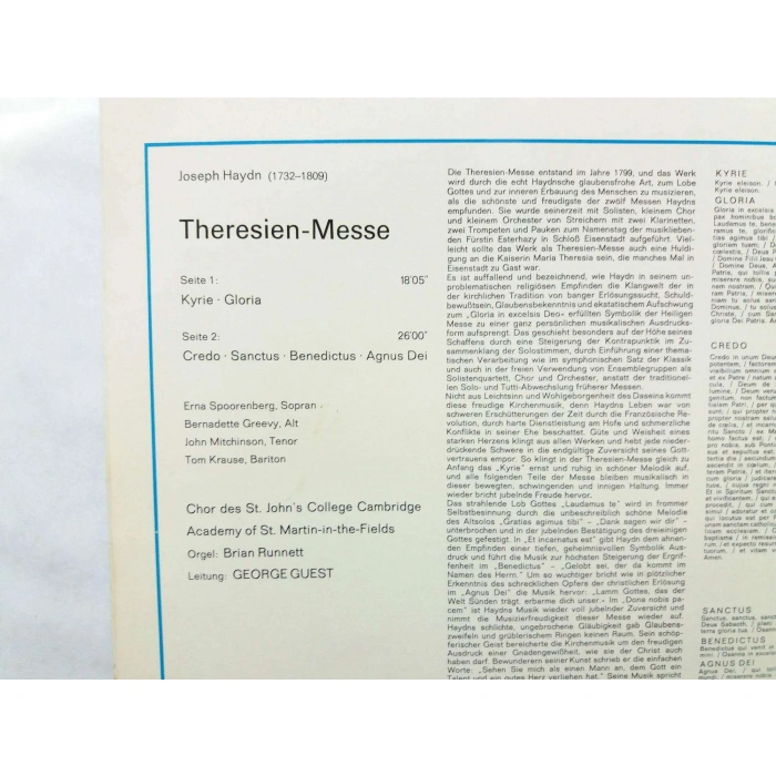 HAYDN THERESIEN MESSE
