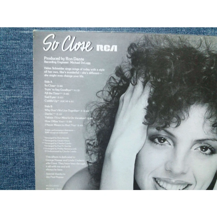 HELEN SCHNEIDER SO CLOSE