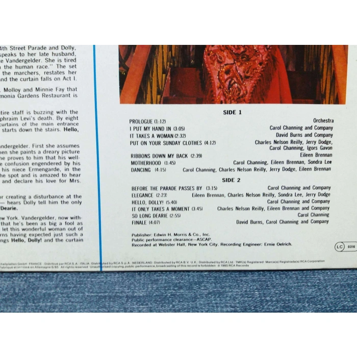 HELLO DOLLY MUCIAL COMEDY