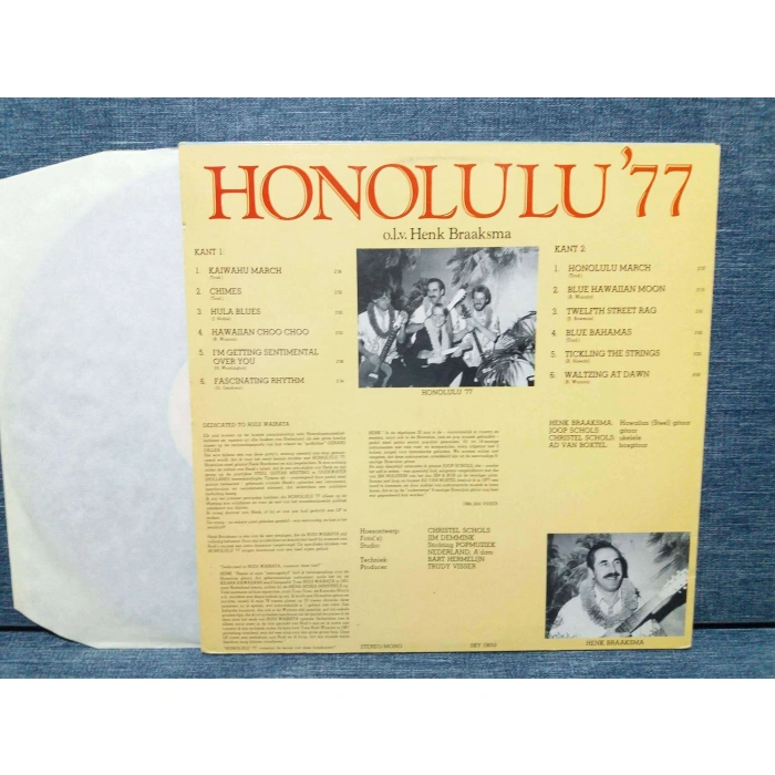 HENK BRAAKSMA HONOLULU 77