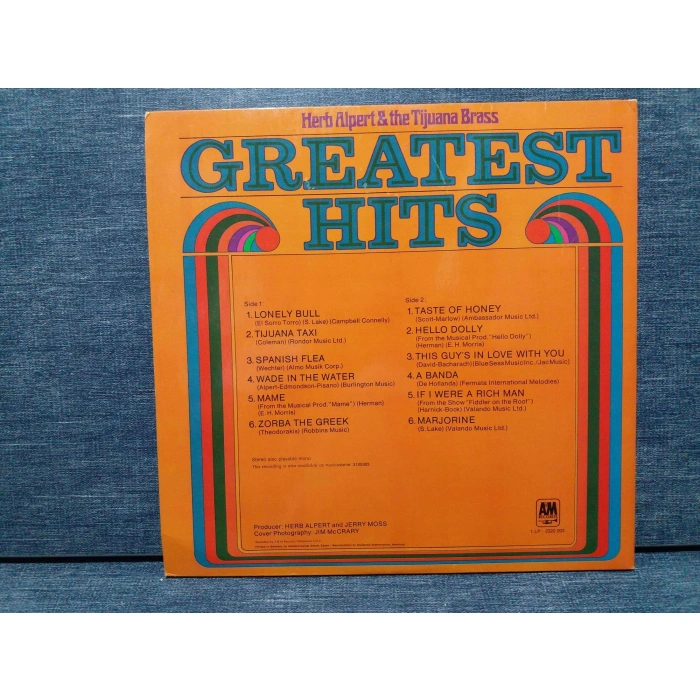 HERB ALPERT GREATEST HITS