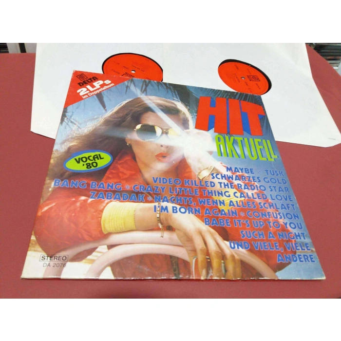HIT AKTUELL VOCAL 80 LER   2 LP