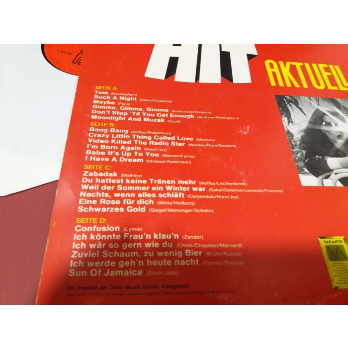 HIT AKTUELL VOCAL 80 LER   2 LP