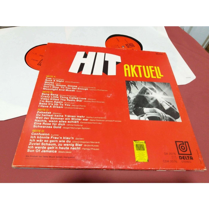 HIT AKTUELL VOCAL 80 LER   2 LP