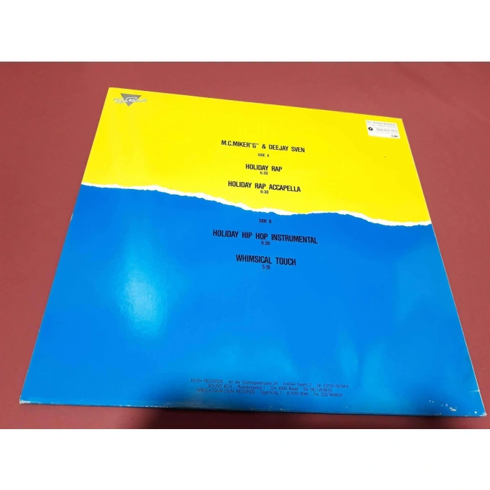 HOLIDAY RAP MC MIKER G DEEJAY SVEN MAXI LP