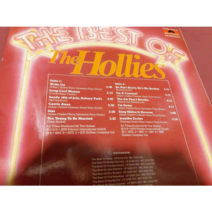HOLLIES BEST OF ALBUM