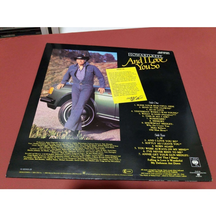 HOWARD KEEL AND I LOVE YOU SO