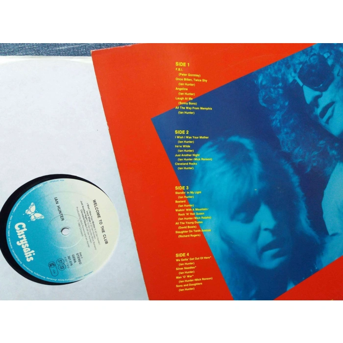 IAN HUNTER WELCOME TO THE CLUB LIVE    2 LP