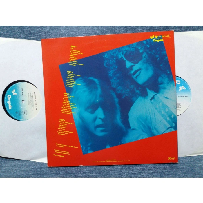IAN HUNTER WELCOME TO THE CLUB LIVE    2 LP