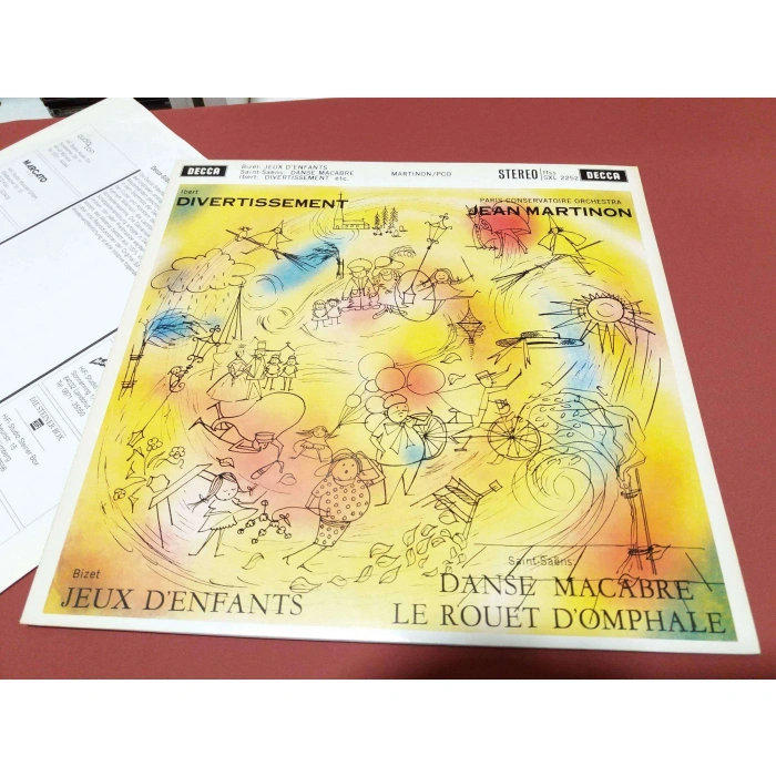 IBERT SAINT SAENS BIZET JEAN MARTINON