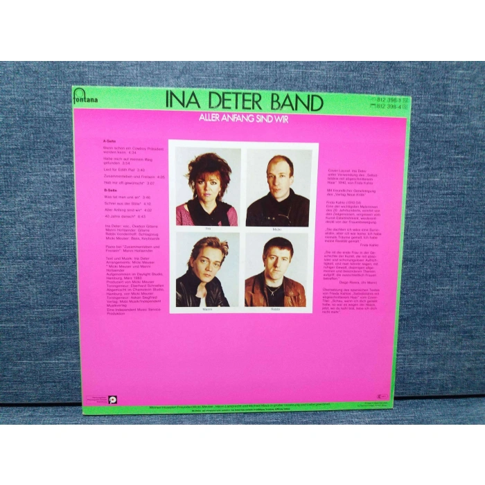 INA DETER BAND ALLER ANFANG