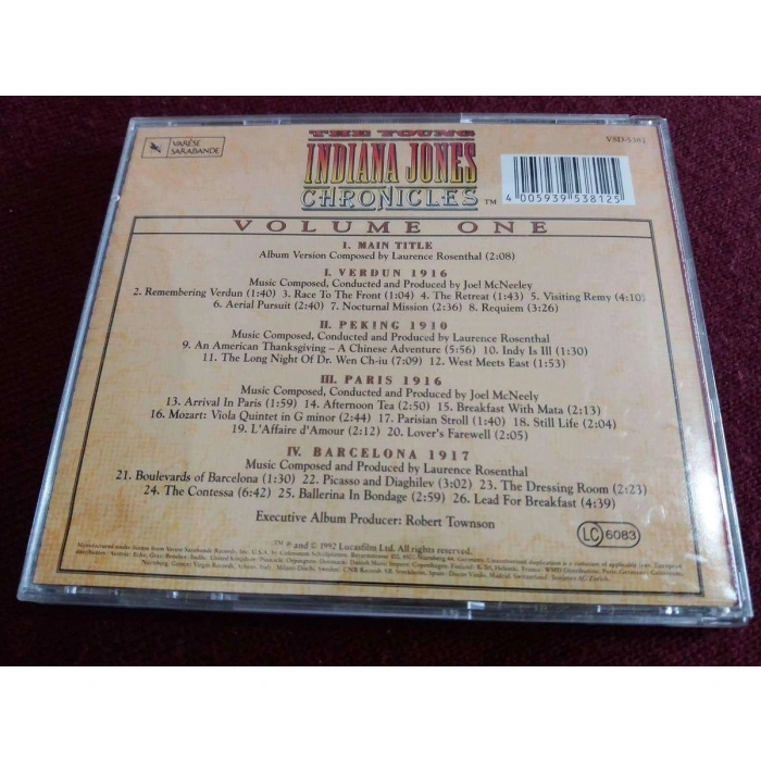 INDIANA JONES CHRONICLES FILM MUSIC
