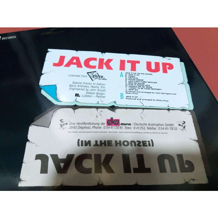 JACK IT UP IN THE HOUSE MAXI LP