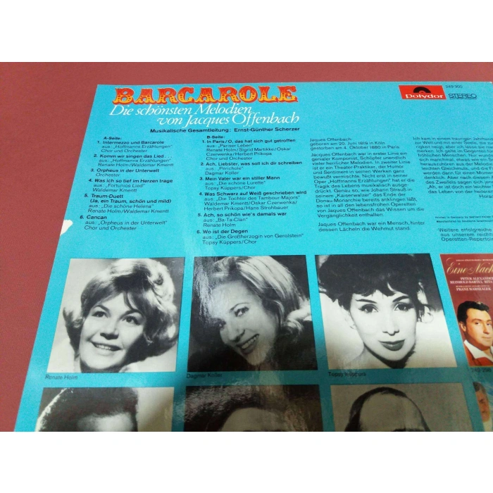 JACQUES OFFENBACH BARCAROLE