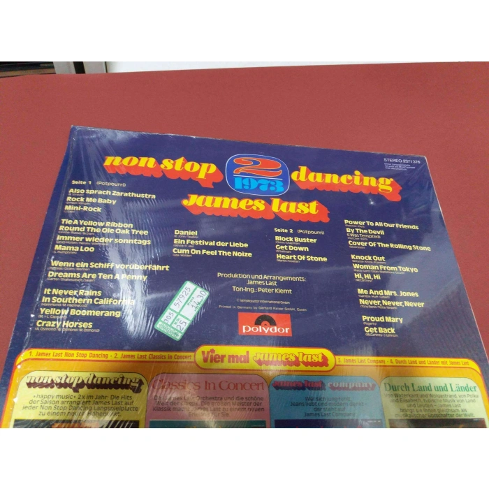 JAMES LAST NON STOP DANCING 1973