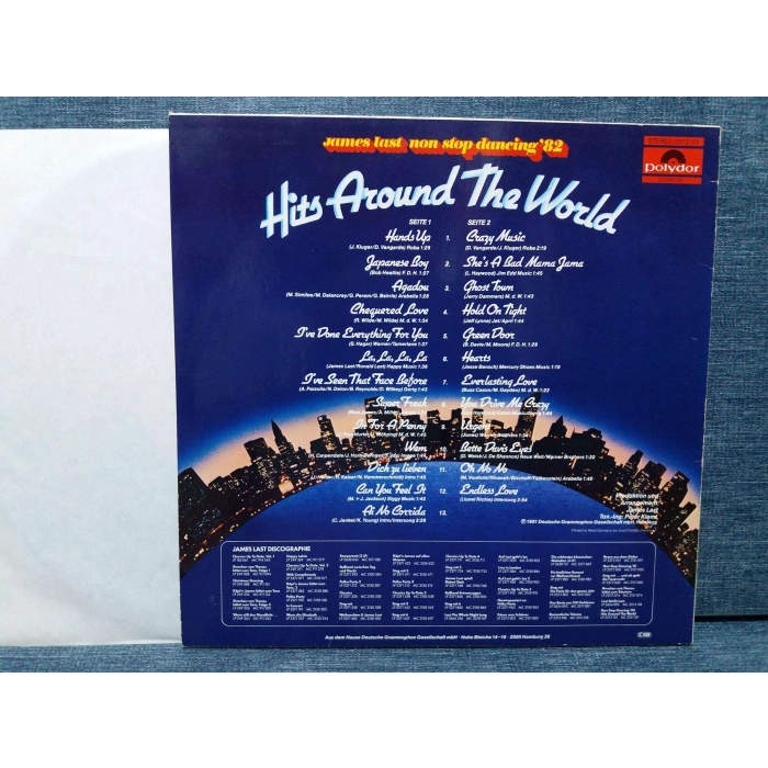 JAMES LAST NON STOP DANCING 1982