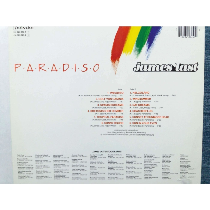 JAMES LAST PARADISO