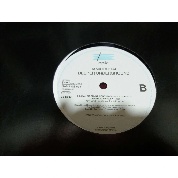 JAMIROQUE DEEPER UNDERGORUND S-MAN MAXI LP