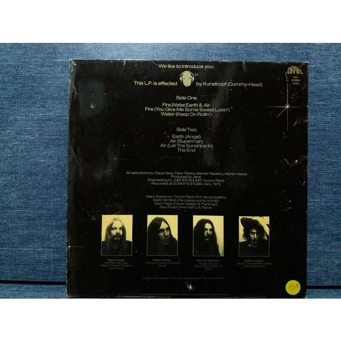 JANE FIRE WATER EARTH AIR