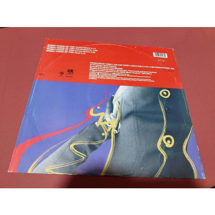 JANET JACKSON WHEN I THINK OF YOU MAXI LP