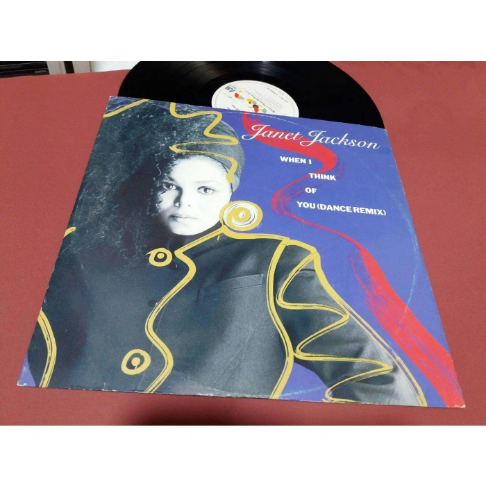 JANET JACKSON WHEN I THINK OF YOU MAXI LP