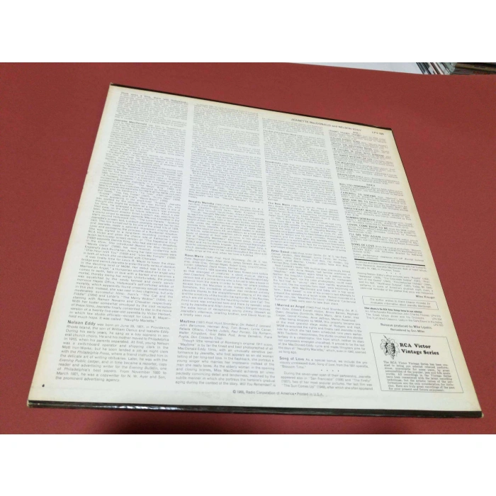 JEANETTE MACDONALD AND NELSON EDDY