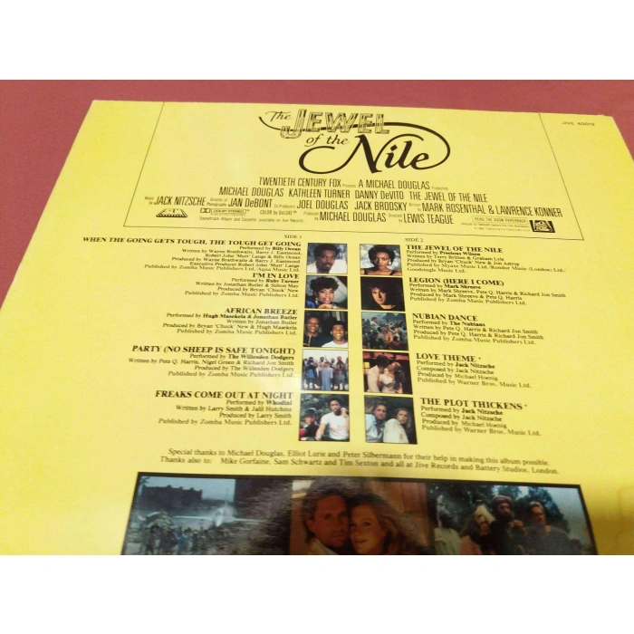 JEWEL OF THE NILE FILM MUSIC