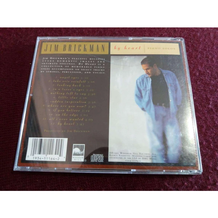 JIM BRICKMAN BY HEART PIANO SOLO