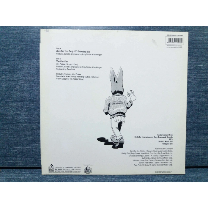 JIVE BUNNY CAN CAN YOU PARTY MAXI LP