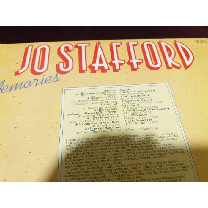 JO STAFFORD MEMORIES