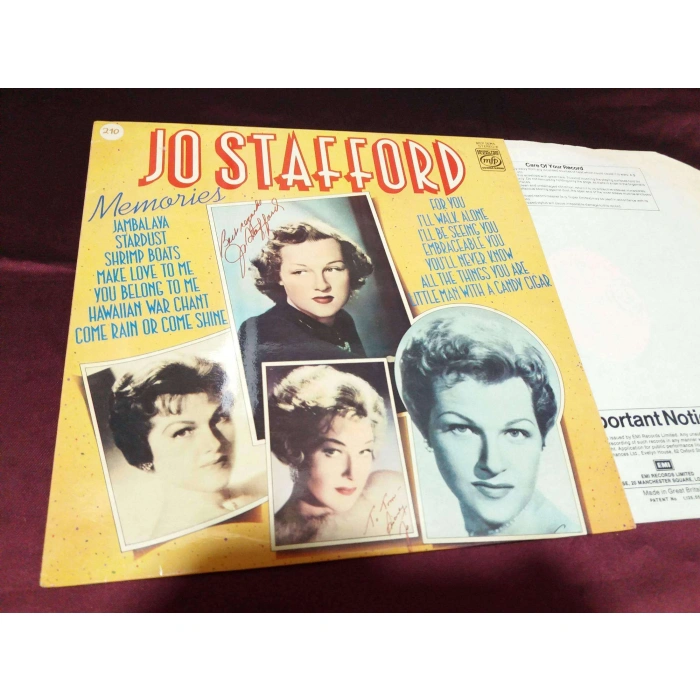 JO STAFFORD MEMORIES