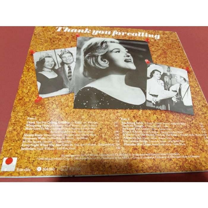 JO STAFFORD THANK YOU FOR CALLING