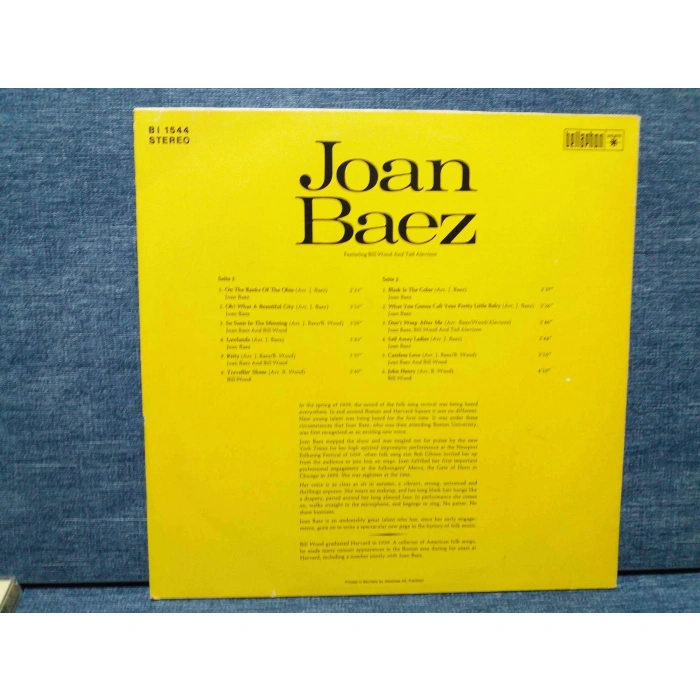 JOAN BAEZ FEAT BILL WOOD TED ALEVIZOS