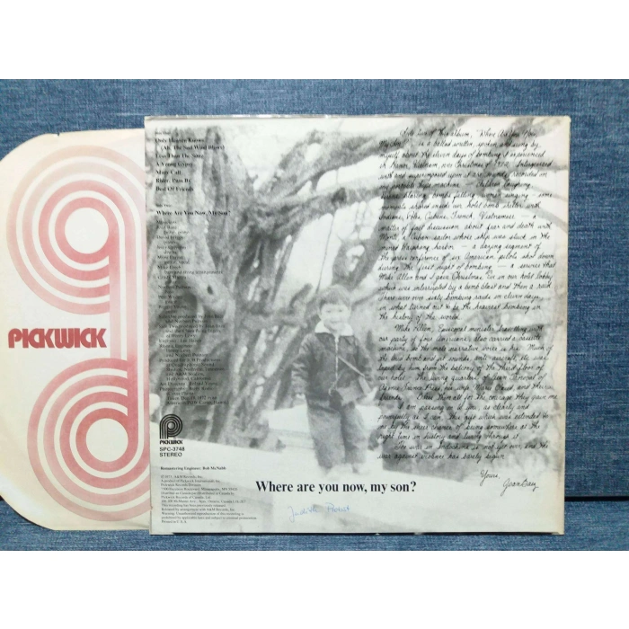 JOAN BAEZ WHERE ARE YOU NOW MY SON