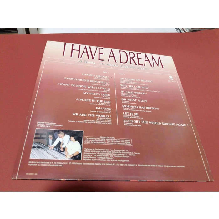 JOE BOURNE STANFASTE SINGERS I HAVE A DREAM