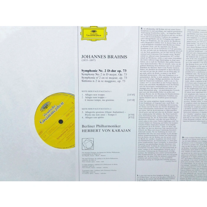 JOHANNES BRAHMS SYMPHONIE NO.2  KARAJAN