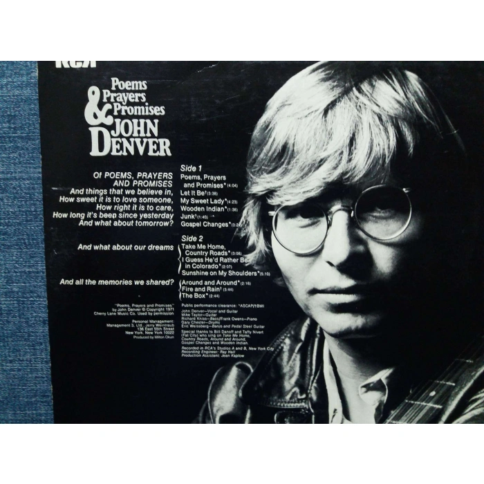 JOHN DENVER POEMS PRAYERS PROMISES