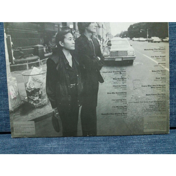 JOHN LENNON DOUBLE FANTASY YOKO ONO