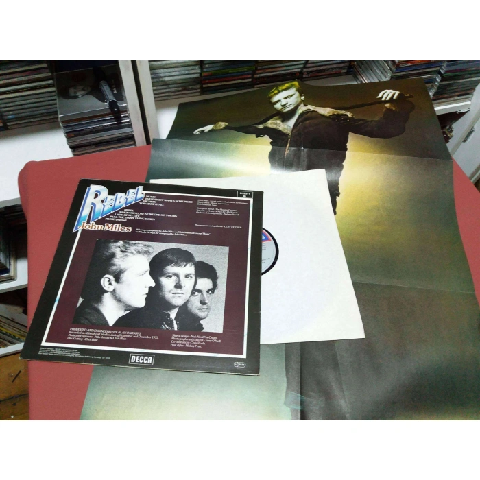 JOHN MILES REBEL  + POSTER