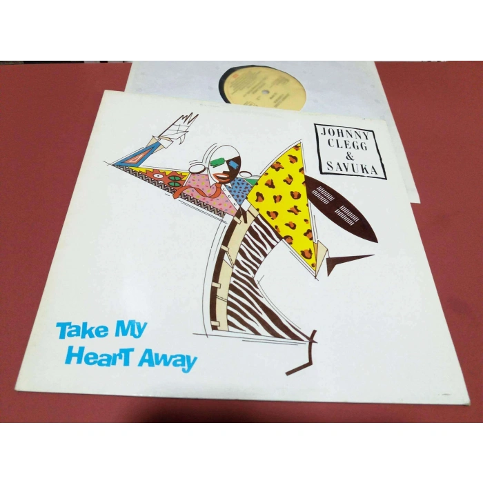 JOHNNY CLEGG SAVUKA TAKE MY HEART AWAY MAXI LP