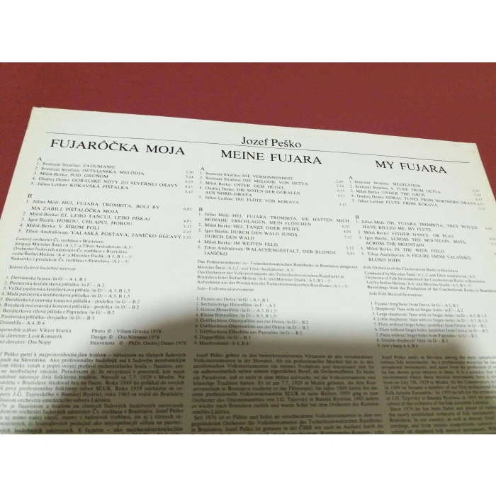 JOZEF PESKO FUJAROCKA MOJA