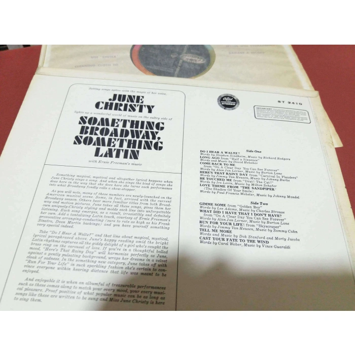 JUNE CHRIST SOMETHING BROADWAY LATIN