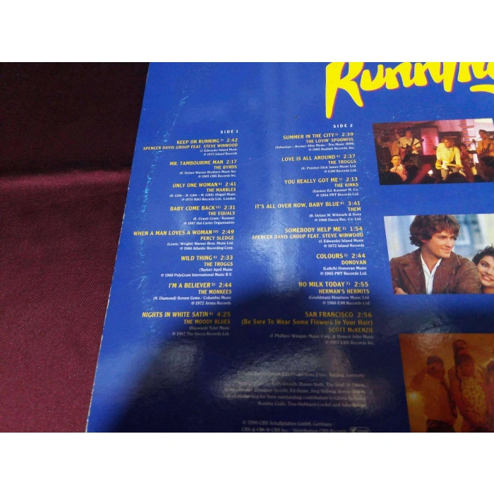 KEEP ON RUNNING FILM SOUNDTRACK    2 LP