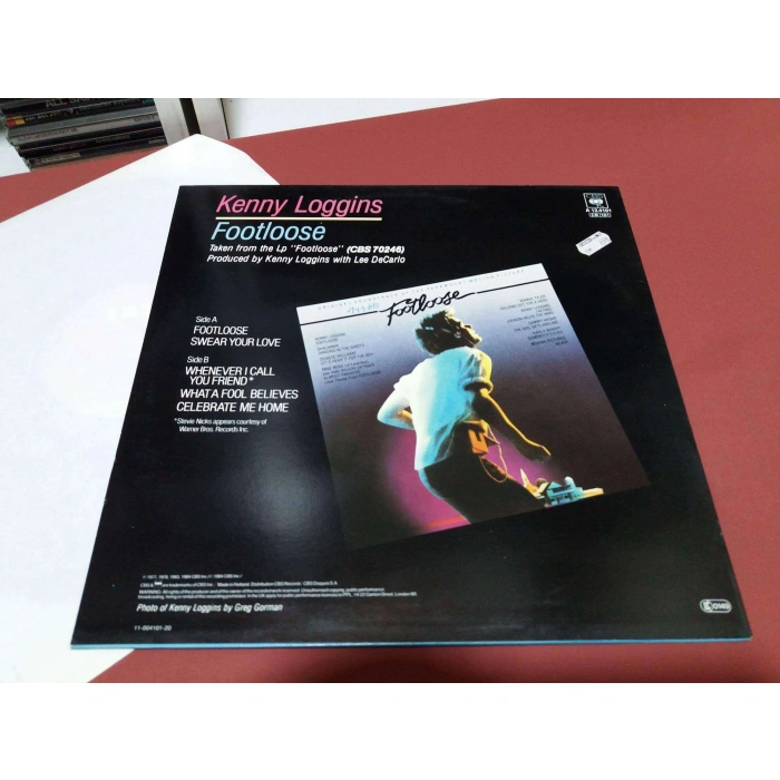 KENNY LOGGINS FOOTLOOSE FILM MUSIC MAXI LP